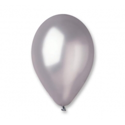 Balony metalizowane Srebrne 10 szt 26 cm